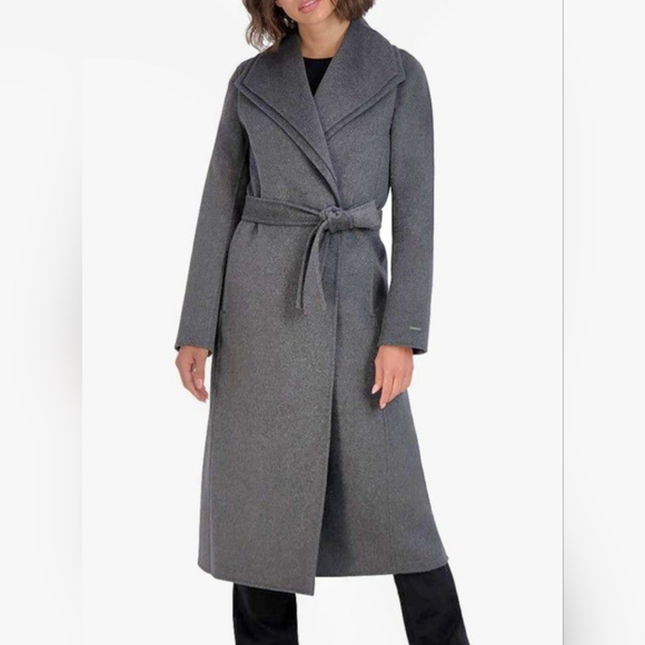 TAHARI DOUBLE FACE FABRIC COAT - Picture 7 of 13